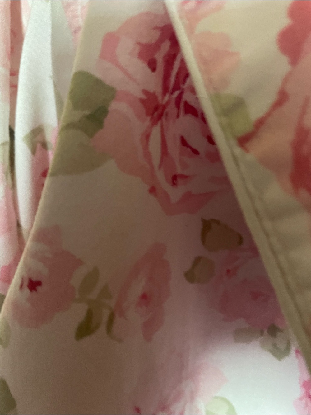 Lauren Ralph Lauren White Pink and Green Floral Cotton Pajama Set - Picture 5 of 7